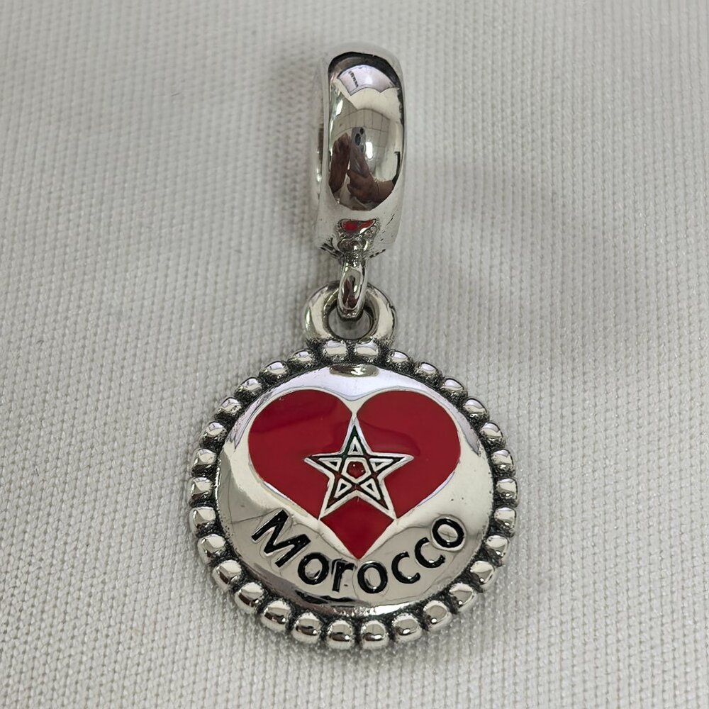 Pandora Morocco Exclusive Charm Pendant, S925 Silver Jewelry